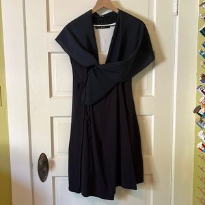 Wrap dress with tank dress “slip”